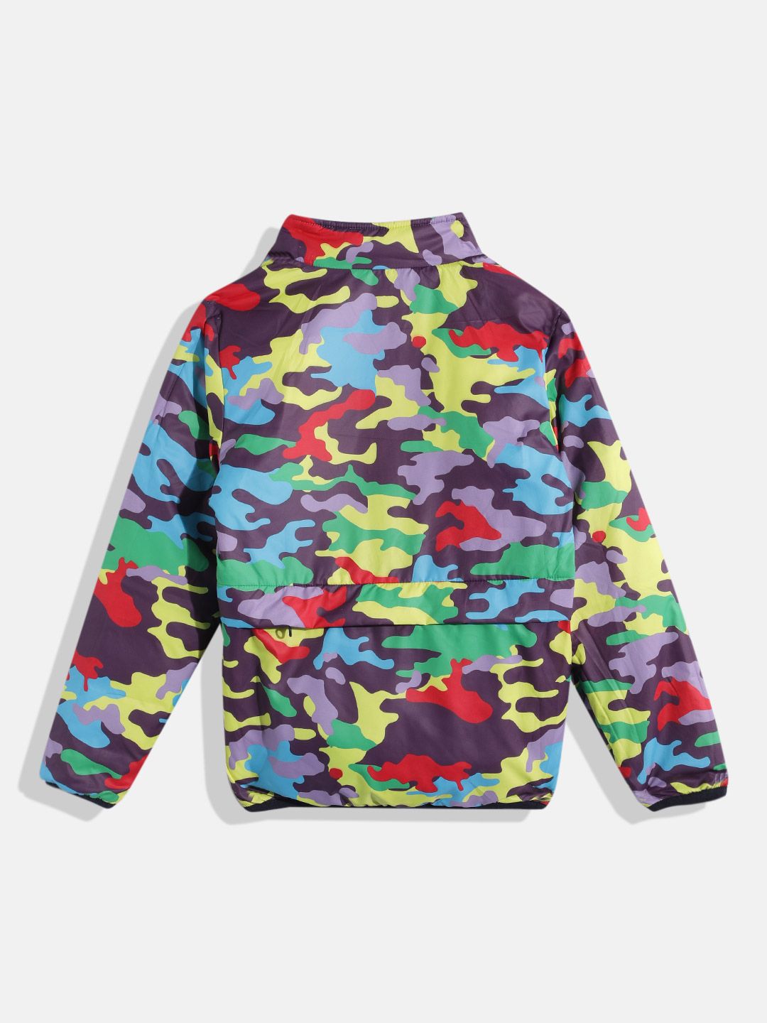 Monte Carlo Boys Camouflage & Colourblocked Reversible Padded Jacket