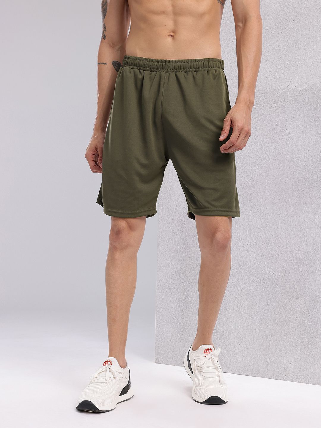 HRX by Hrithik Roshan Men Typography Print Rapid-Dry Training Shorts