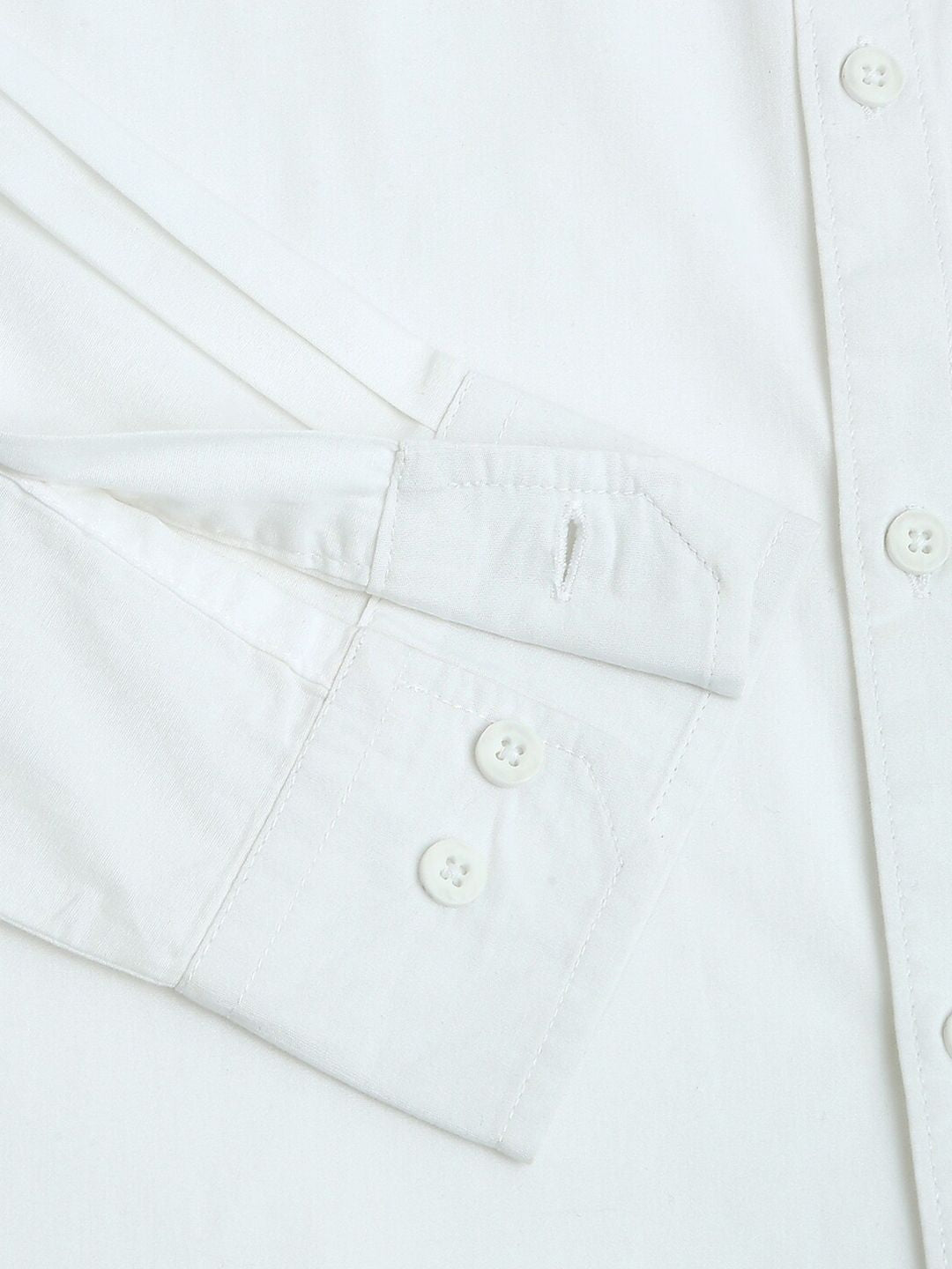 Thomas Scott Plus Size Classic Spread Collar Pure Cotton Casual Shirt