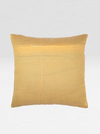 STITCHNEST Set of 2 Yellow & Black Set of 2 Ethnic Motifs Square Cushion Covers