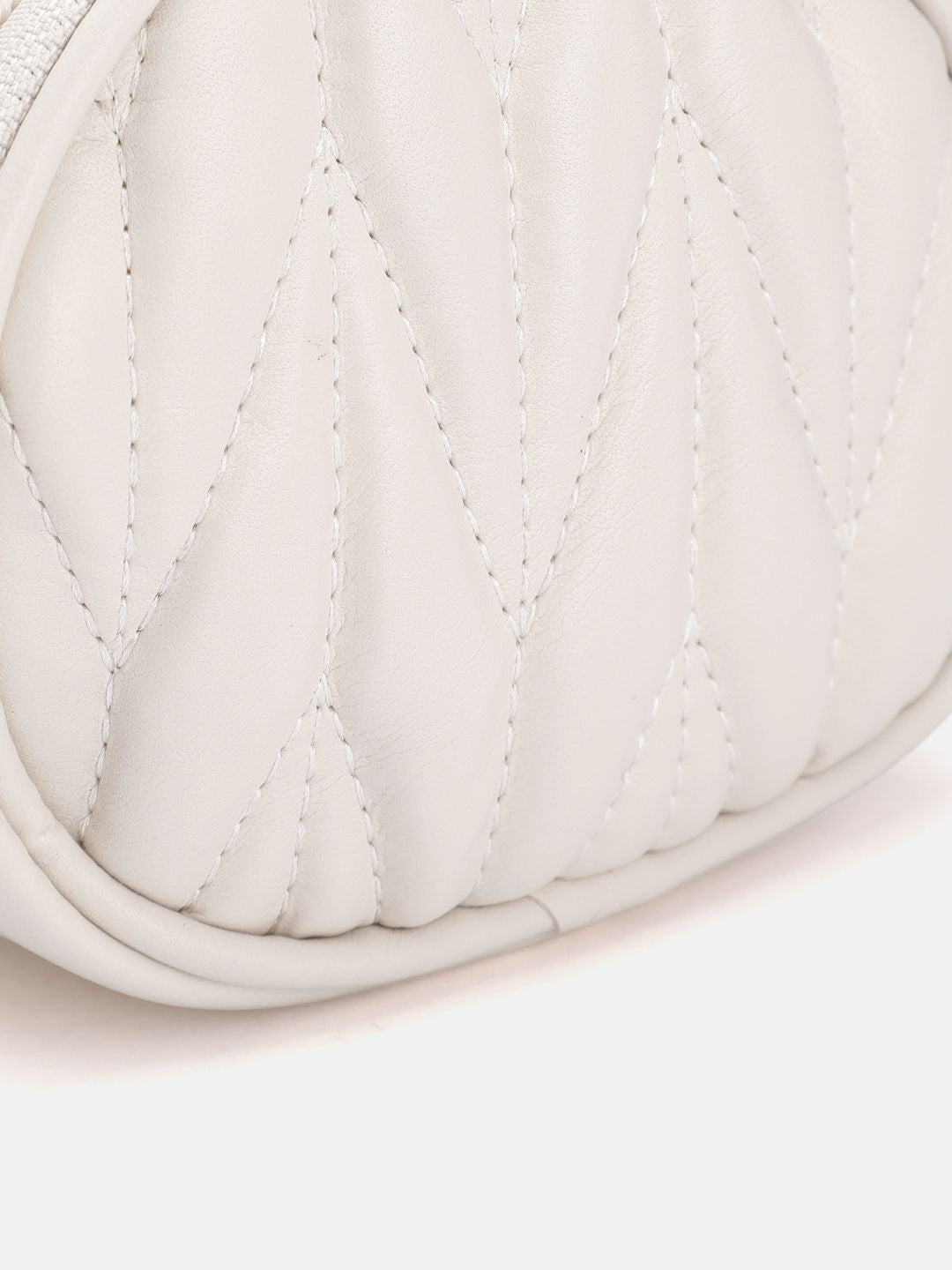 DressBerry Quilted Handheld Bag with Detachable Sling Strap