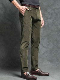 RARE RABBIT Men Cloy Slim Fit Mid-Rise Cotton Trouser