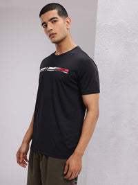 HRX by Hrithik Roshan Men Striped Rapid-Dry Training T-shirt