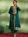 Libas Ethnic Motifs Embroidered Kurta with Palazzo & Dupatta