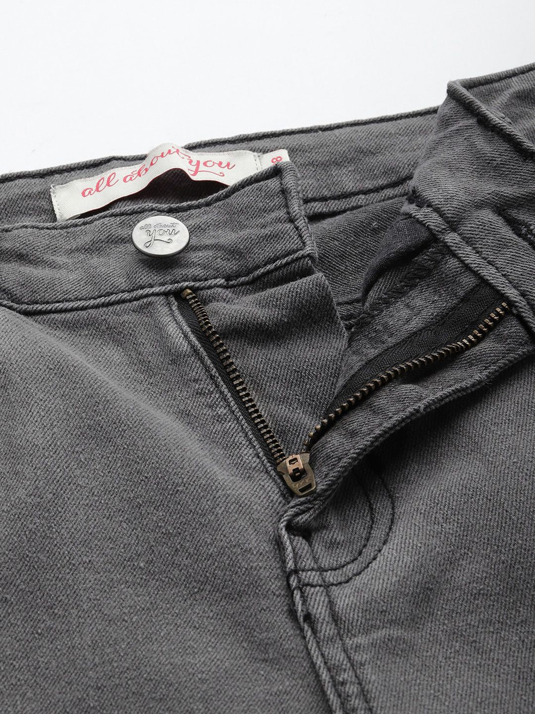 all about you Women Straight Fit High-Rise Stretchable Jeans