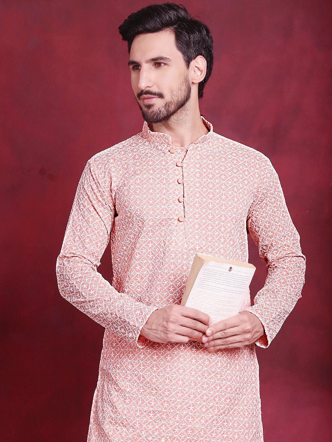 Jompers Floral Embroidered Kurta