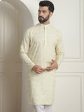 SOJANYA Printed Mandarin Collar Long Sleeves Straight Kurta