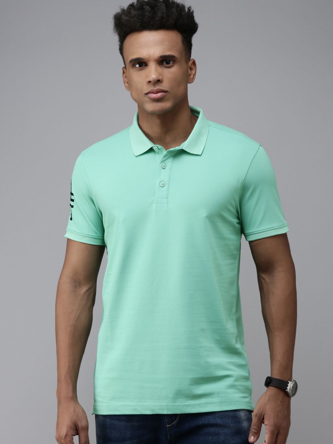 SPYKAR Polo Collar Slim Fit T-shirt