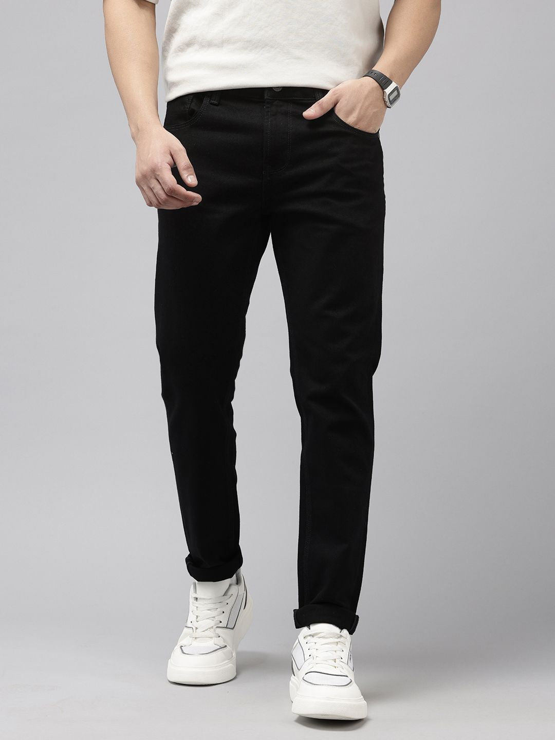 SPYKAR Men Super Skinny Fit Low-Rise Stretchable Jeans