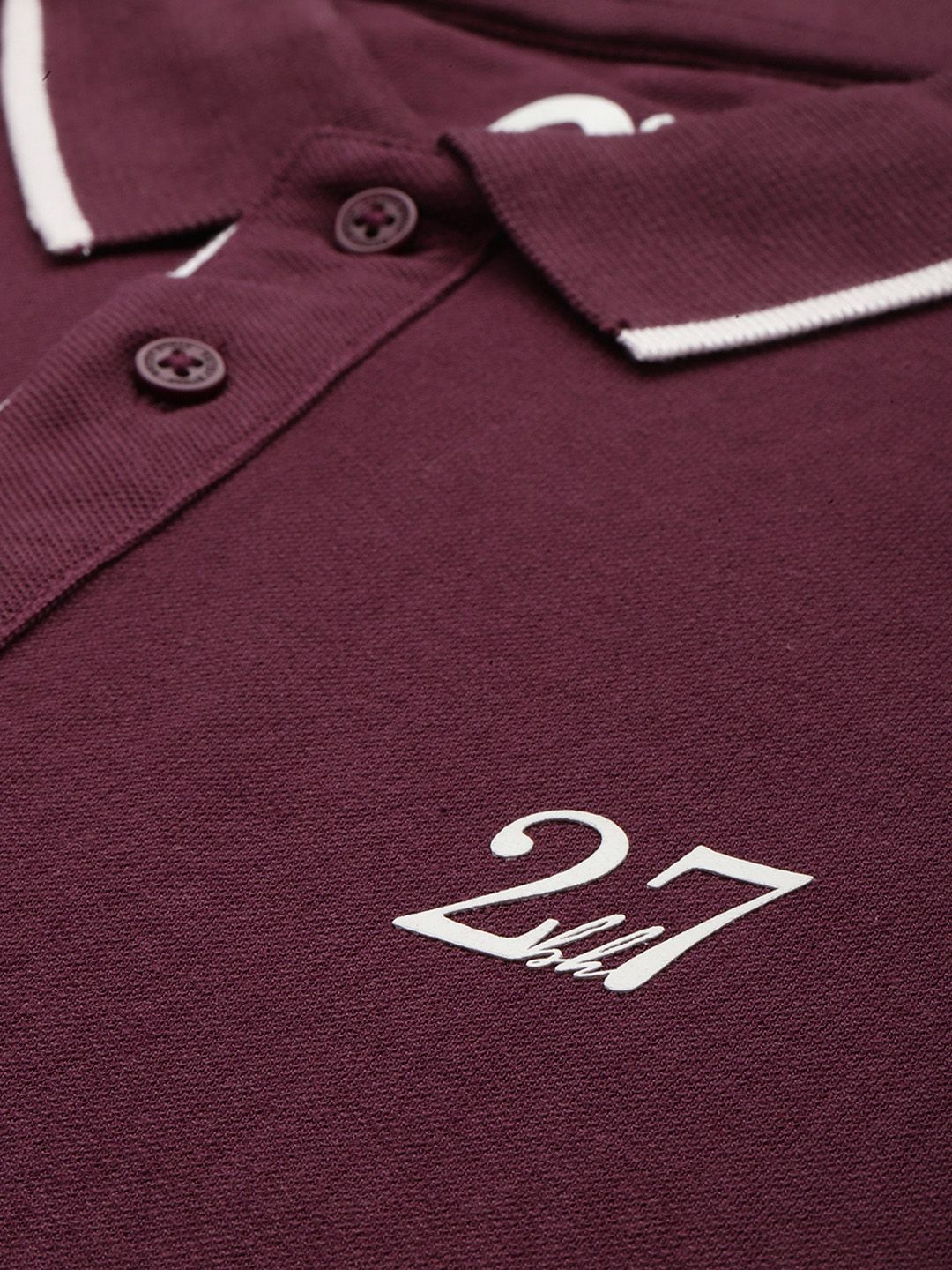 Being Human Pure Cotton Polo Collar T-shirt