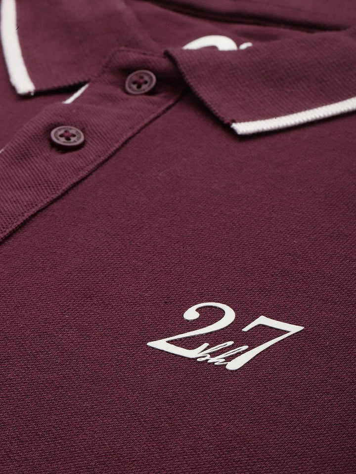 Being Human Pure Cotton Polo Collar T-shirt