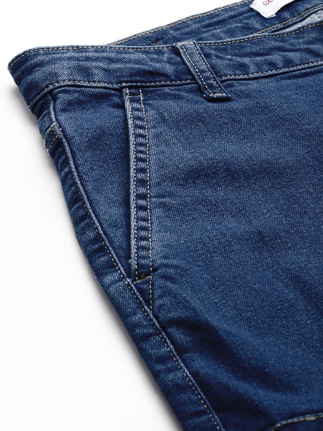 all about you Women Cargo Fit Mid-Rise Stretchable Jeans