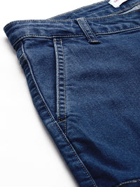 all about you Women Cargo Fit Mid-Rise Stretchable Jeans