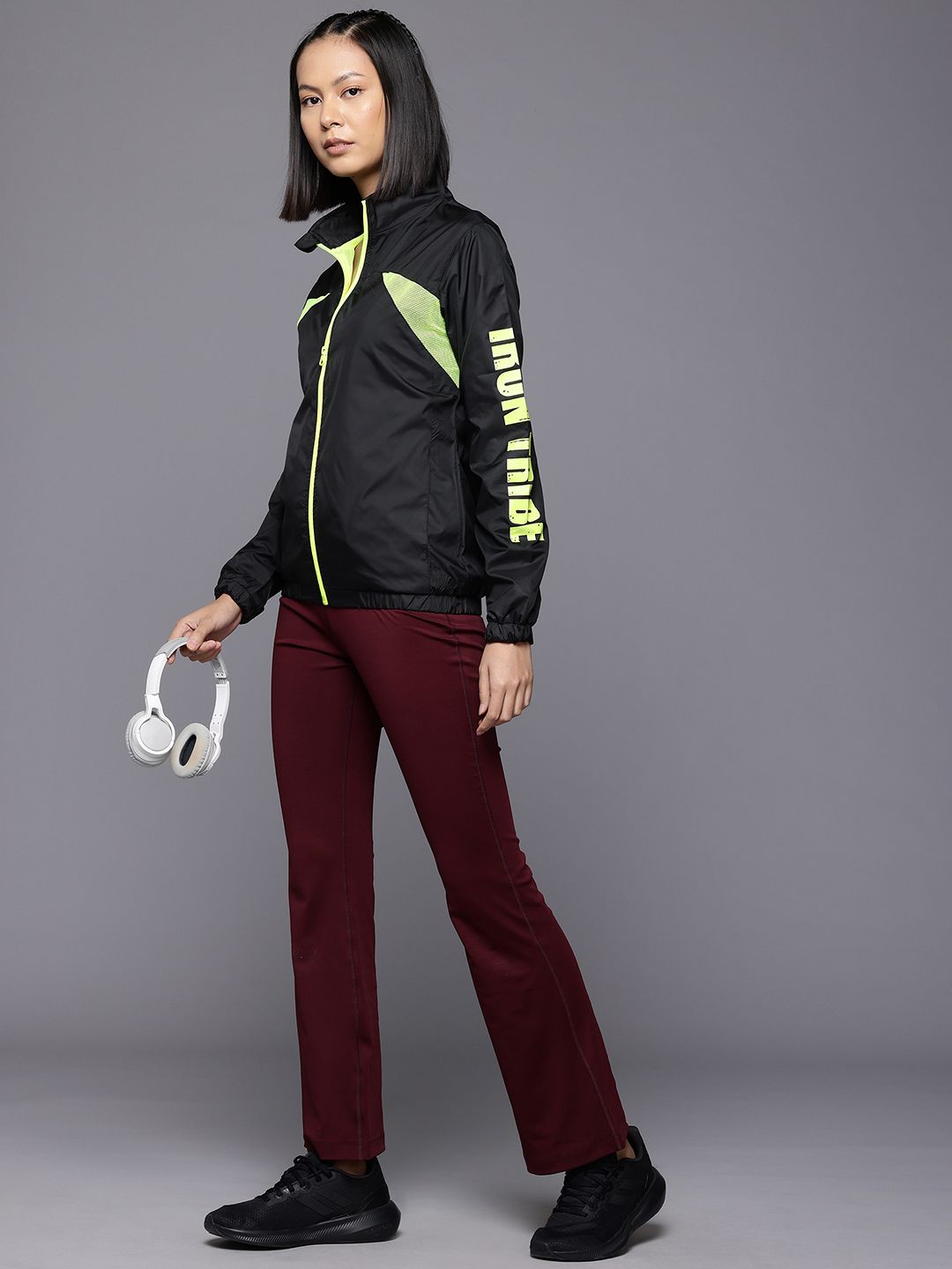 HRX by Hrithik Roshan Typography Printed Training Sporty Jacket