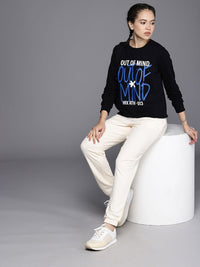 HRX by Hrithik Roshan Antimicrobial Finish & Rapid-Dry Printed Lifestyle Sweatshirt