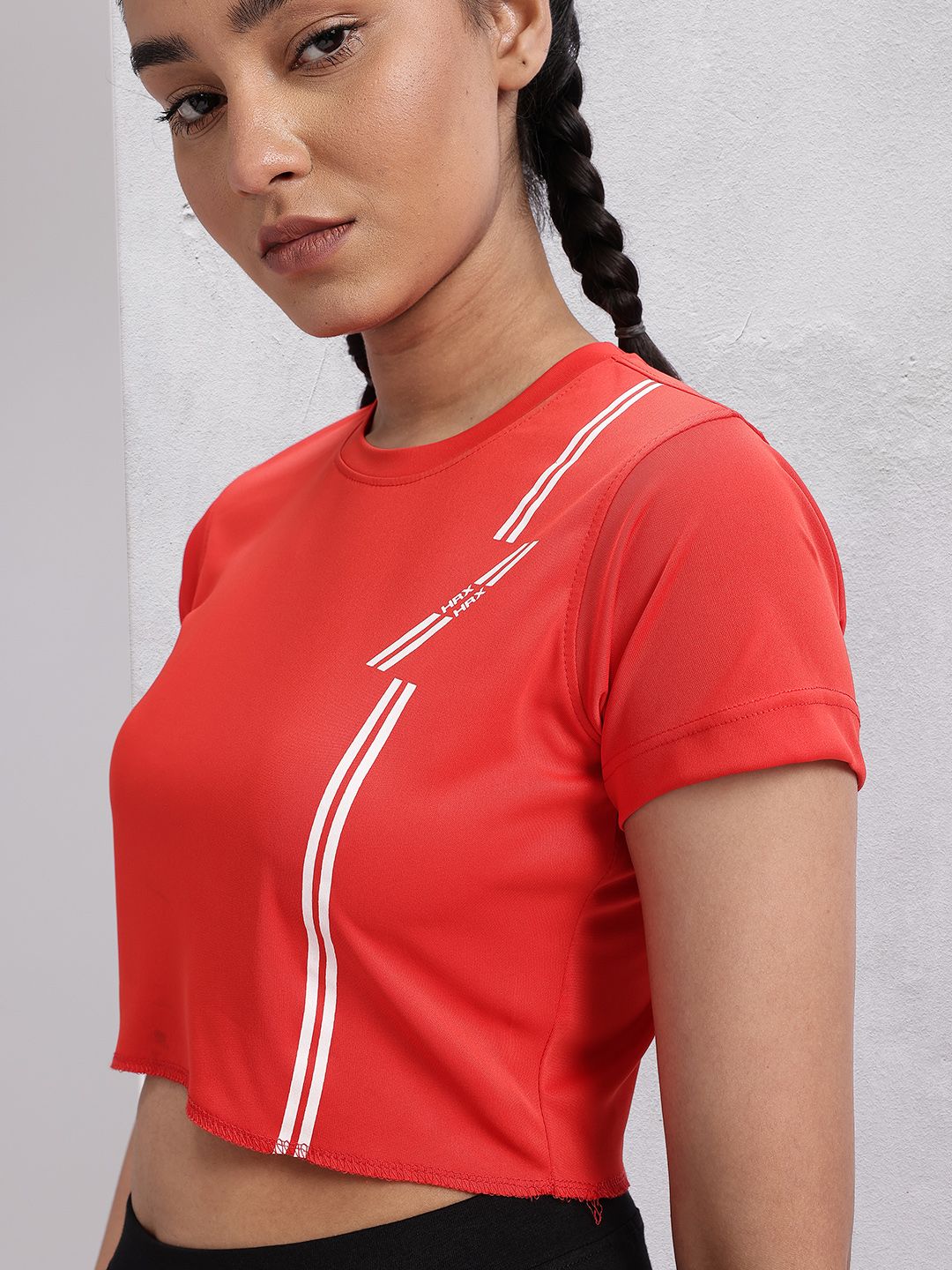 HRX by Hrithik Roshan Rapid-Dry Crop Training T-shirt