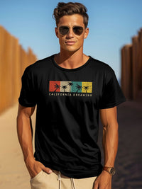 ADRO Typography Printed Round Neck Pure Cotton T-shirt