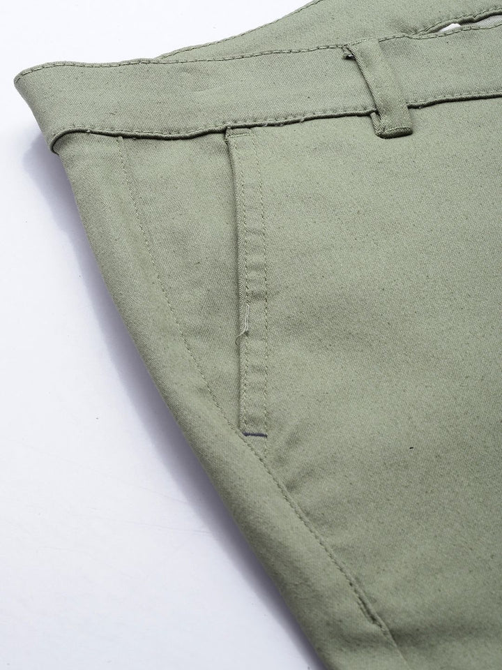 The Indian Garage Co Men Slim Fit Chinos