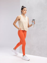 HRX by Hrithik Roshan Mesh Detail Rapid-Dry Running T-shirt with Reflective Elements