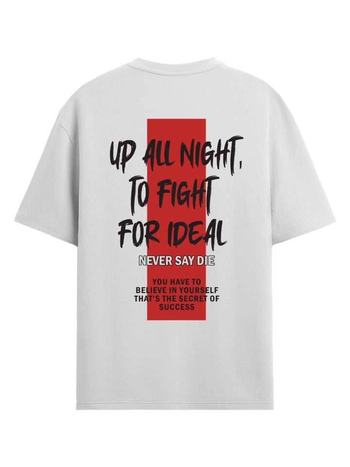 ADRO Lelaki Baju T-Shirt Bersaiz Besar Kapas Lengan Jatuh Bercetak Grafik