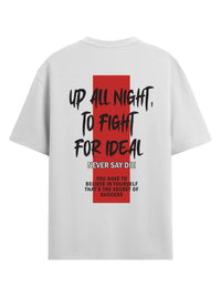 ADRO Lelaki Baju T-Shirt Bersaiz Besar Kapas Lengan Jatuh Bercetak Grafik