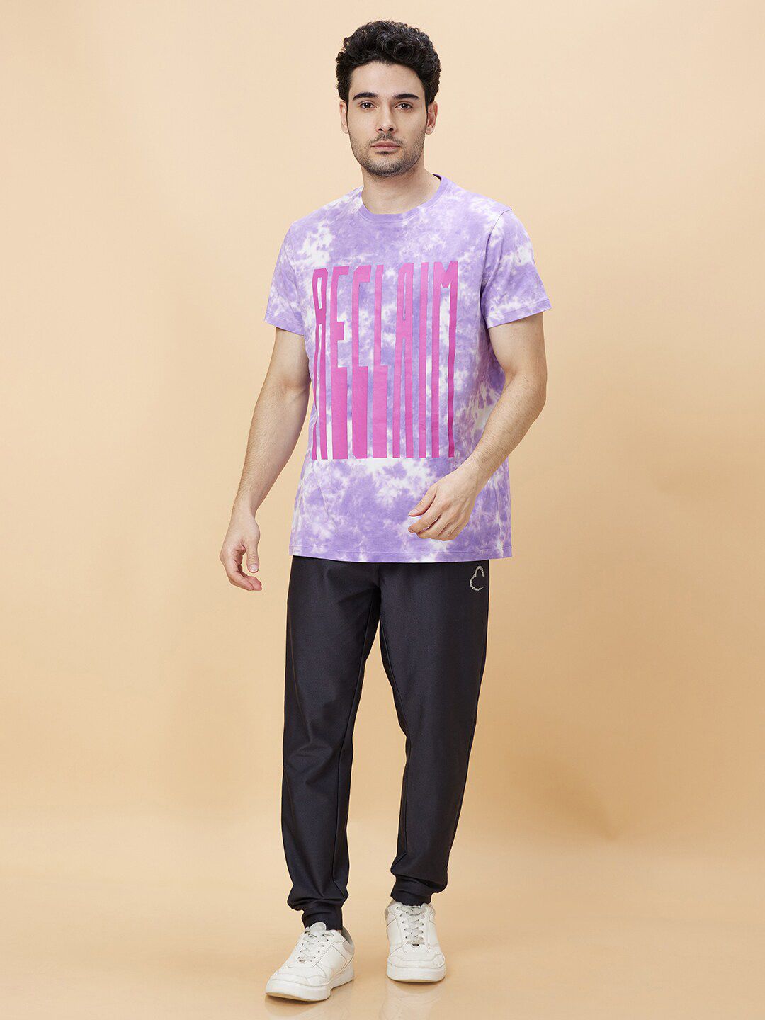 Being Human Dyed Round Neck Short Sleeves Cotton T-shirt