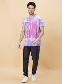 Being Human Dyed Round Neck Short Sleeves Cotton T-shirt