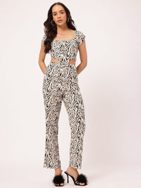 DressBerry Fierce Fantasies Animal Print Crop Co-Ords