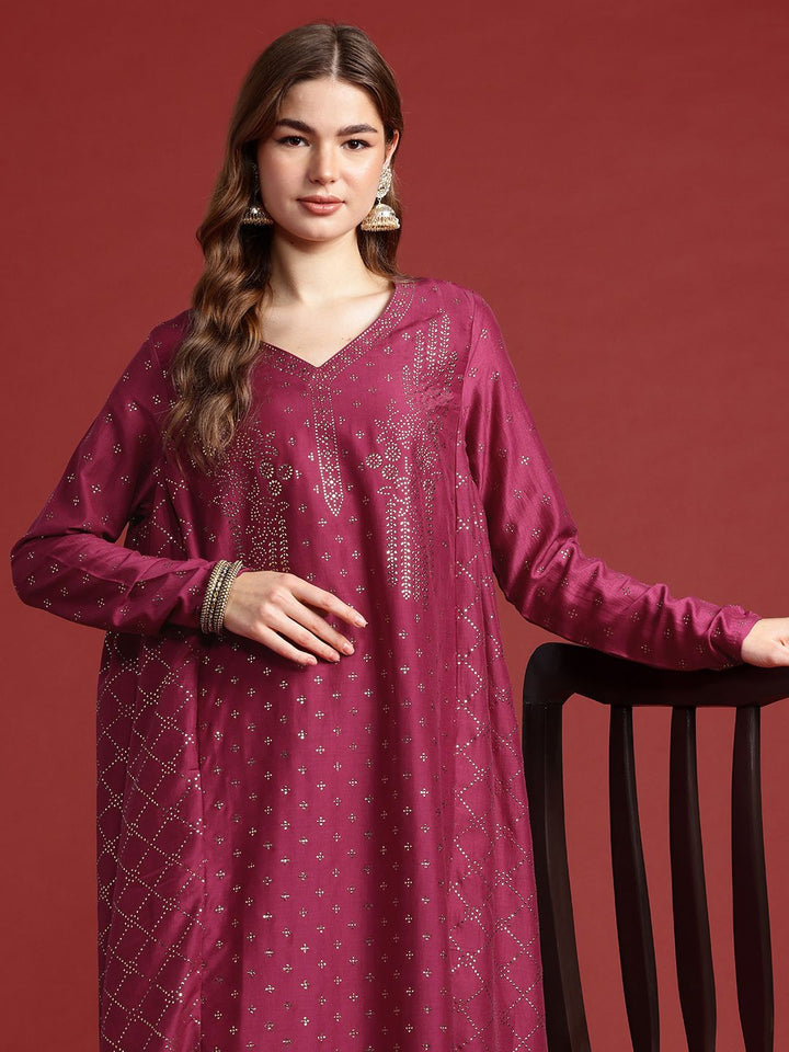 Anouk Tyohaar Collection Embellished A-Line Kurta