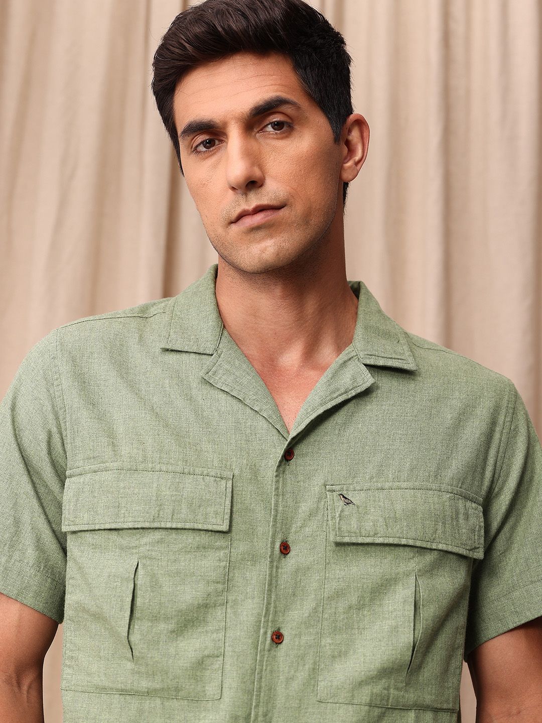 Mr Bowerbird Pure Cotton Liberal Fit Casual Shirt