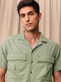 Mr Bowerbird Pure Cotton Liberal Fit Casual Shirt