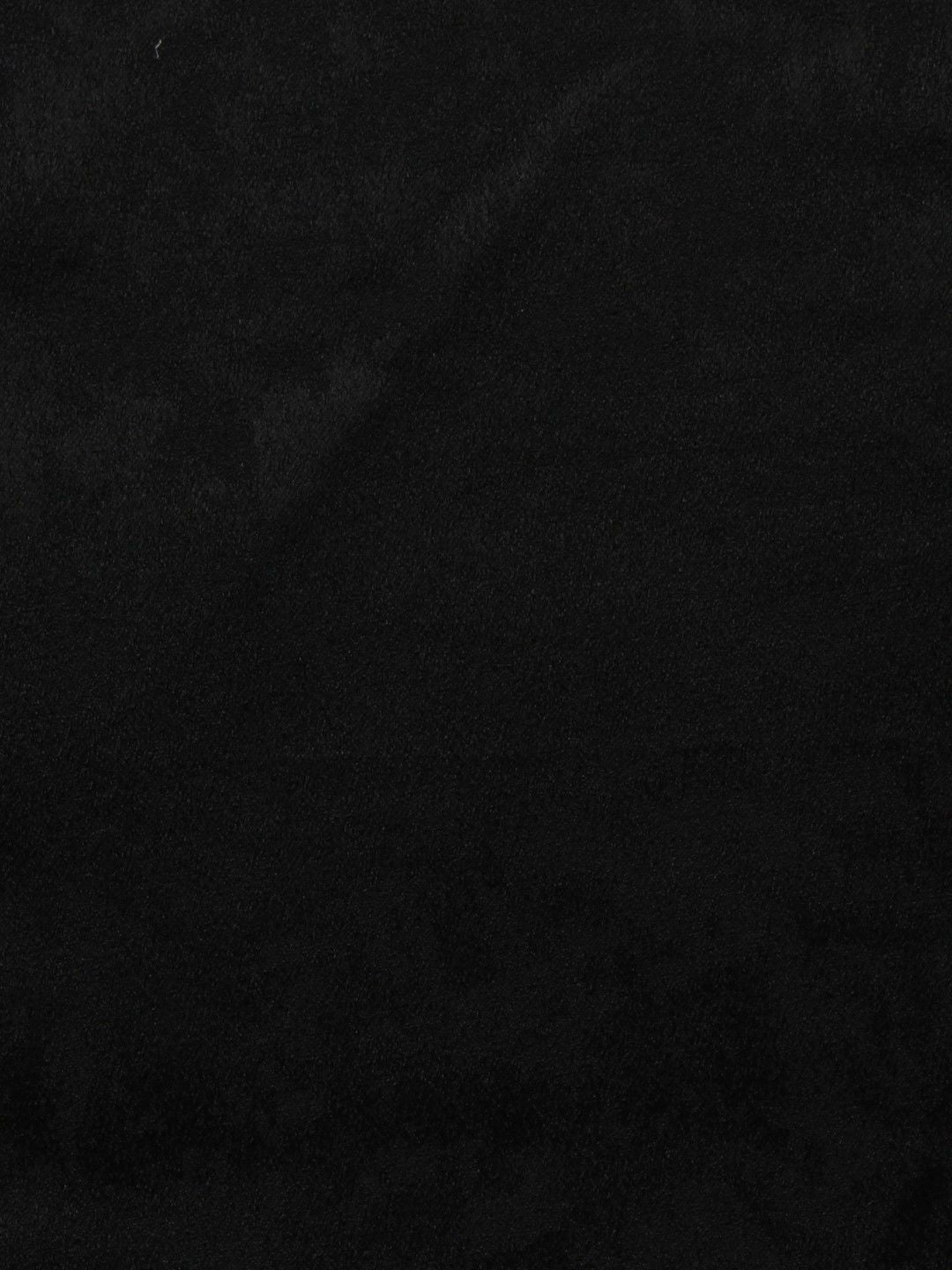 Story@home Black Jacquard Textured Single Door Curtain