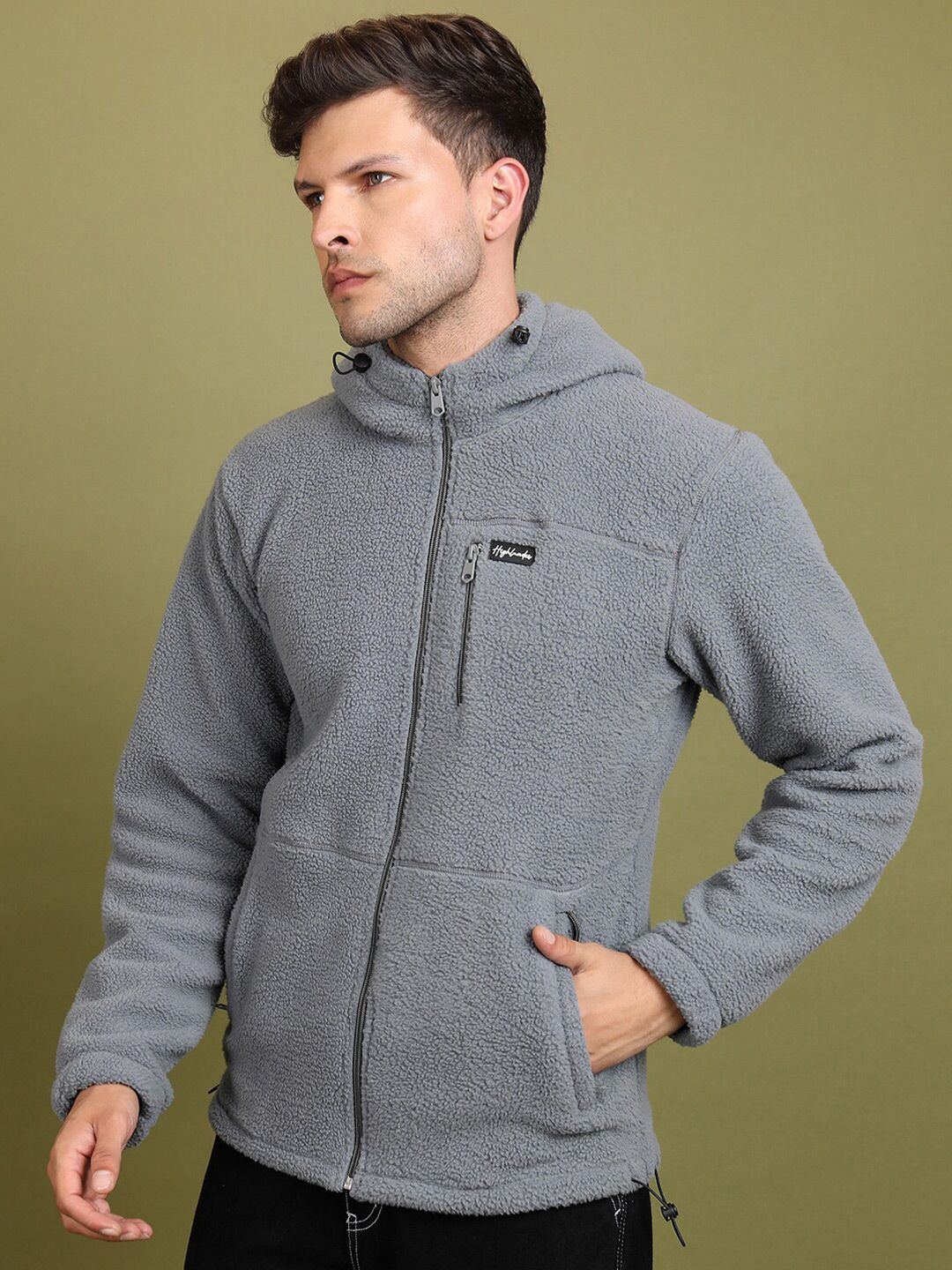 HIGHLANDER Front Open Hooded Sweatshirt
