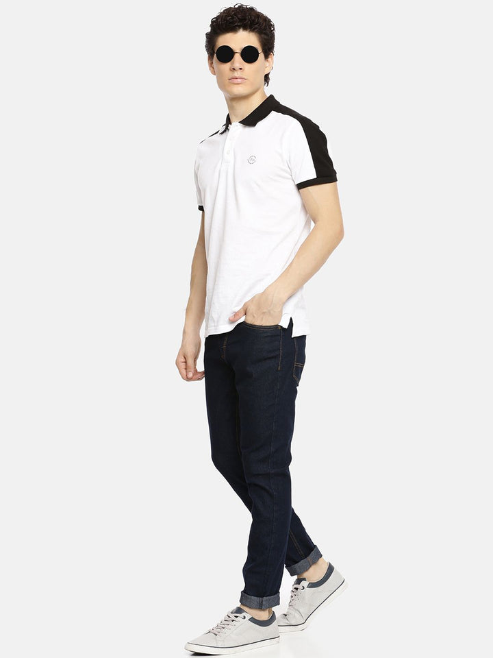 The Indian Garage Co Men Blue Slim Fit Mid-Rise Clean Look Jeans