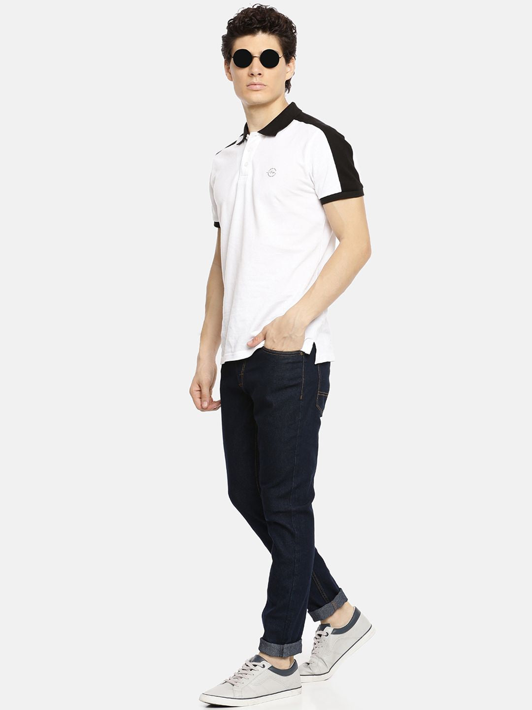 The Indian Garage Co Men Blue Slim Fit Mid-Rise Clean Look Jeans