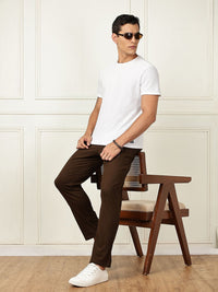 Thomas Scott Men Smart Straight Fit Mid-Rise Chinos seluar