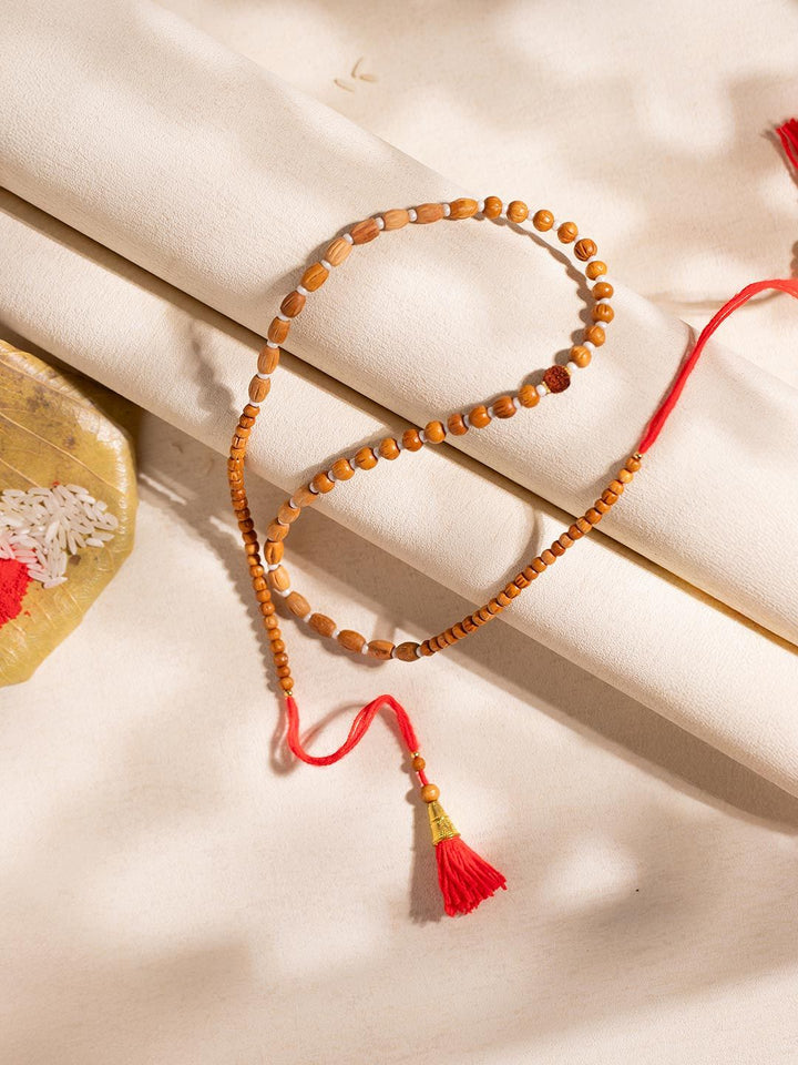 Voylla Divya Rudraksha Beaded Thread Rakhi