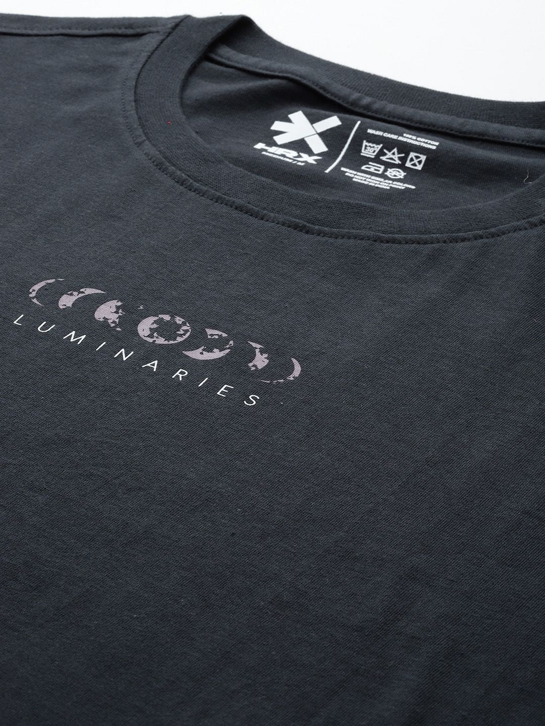 HRX by Hrithik Roshan Printed Pure Cotton Yoga T-shirt