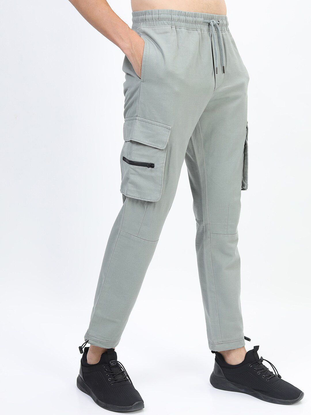 HIGHLANDER Men Chinos Cargo Pocket Trouser