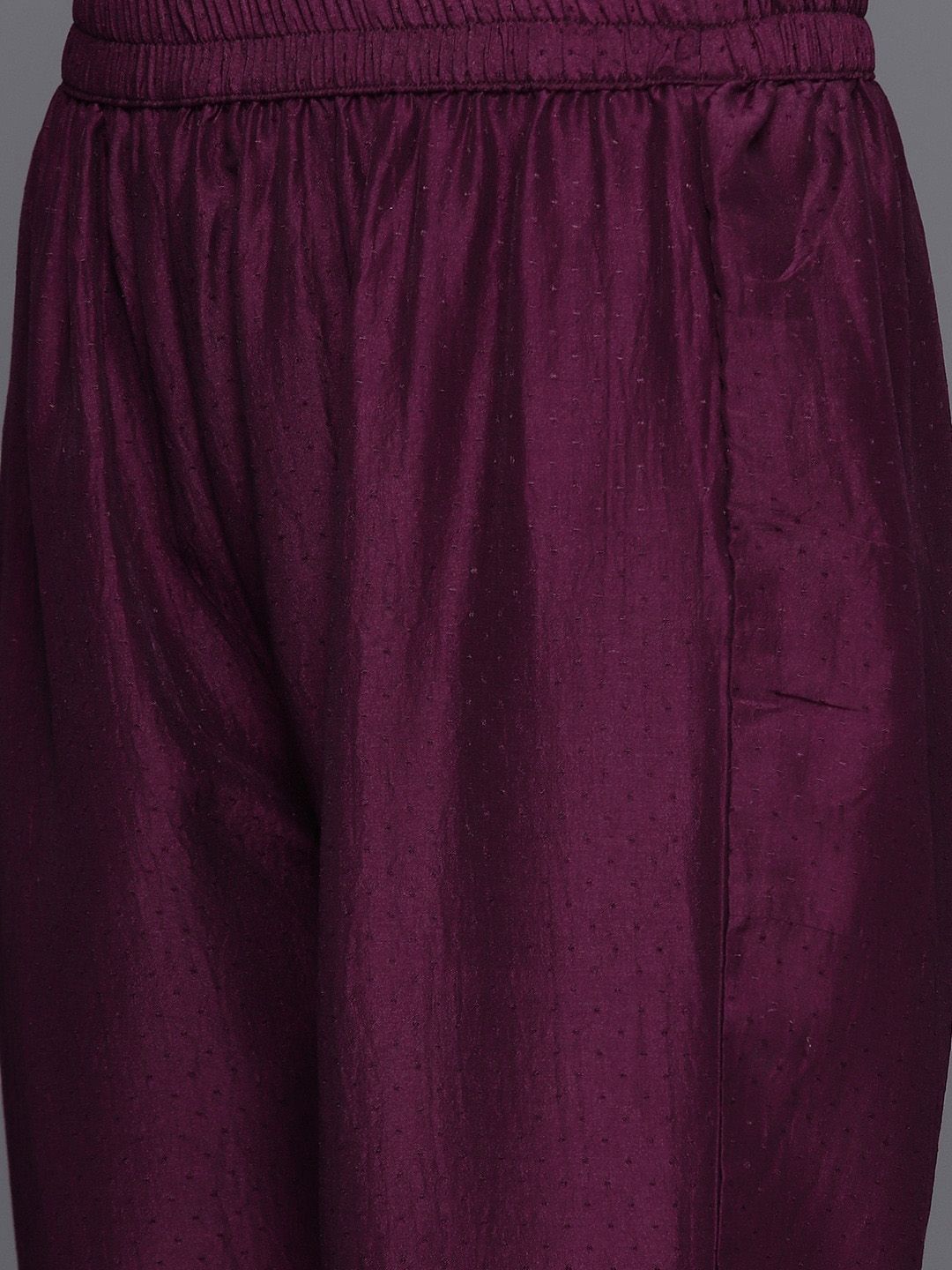 Varanga Ethnic Motifs Yoke Design Zari Sequined Kurta with Trousers & Dupatta