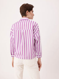 DressBerry Smart Korean Striped Shirt