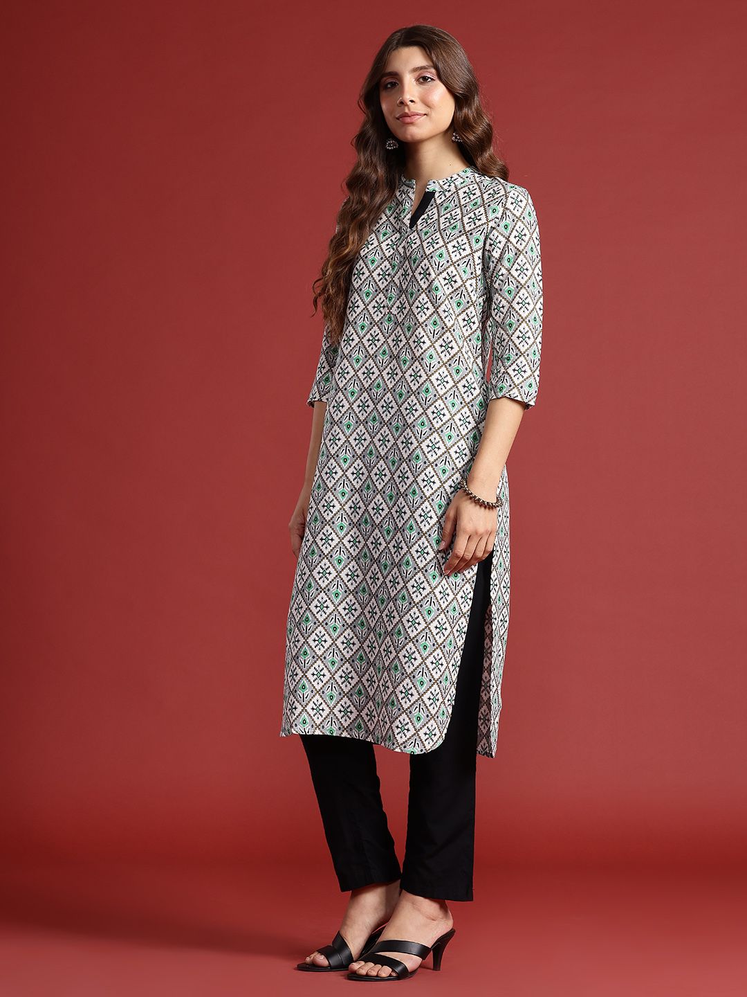 Anouk Women Ethnic Motifs Printed Kurta