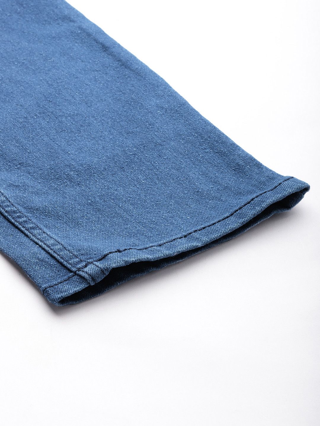 The Indian Garage Co Slim Fit Light Fade Printed Stretchable Jeans