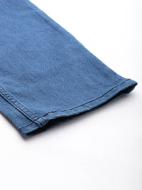 The Indian Garage Co Slim Fit Light Fade Printed Stretchable Jeans