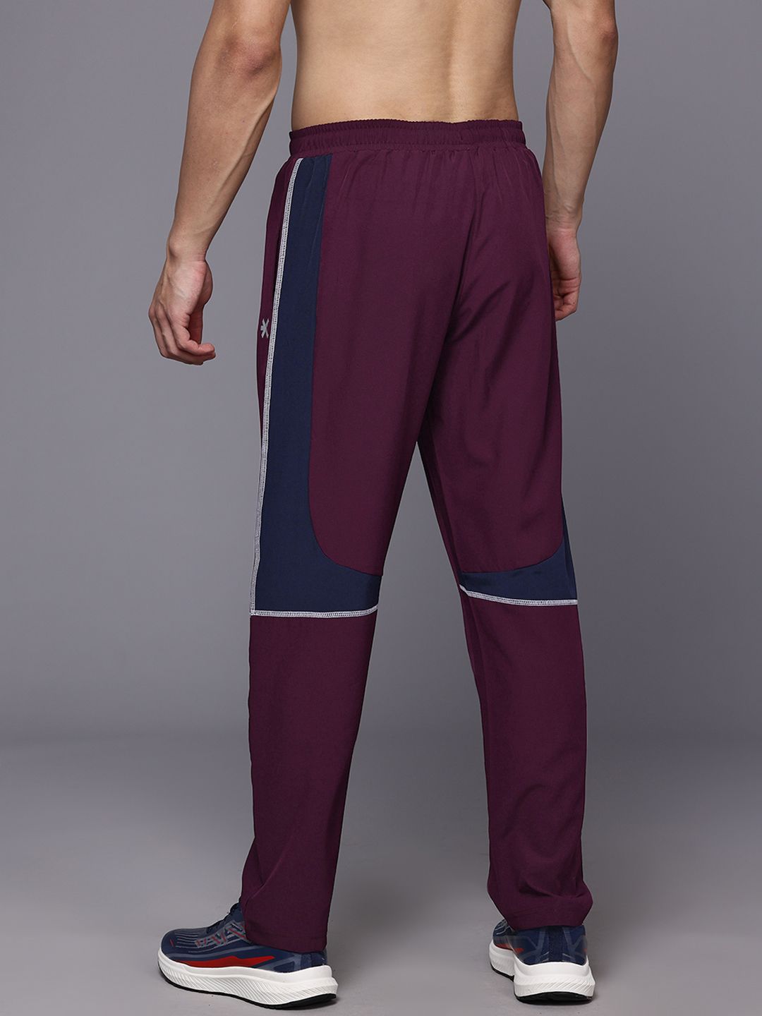 HRX by Hrithik Roshan Men Colourblocked Rapid-Dry Running Track Pants