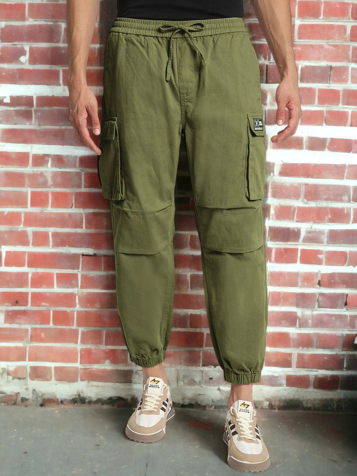 Bene Kleed Men Relaxed Pure Cotton Joggers Trousers