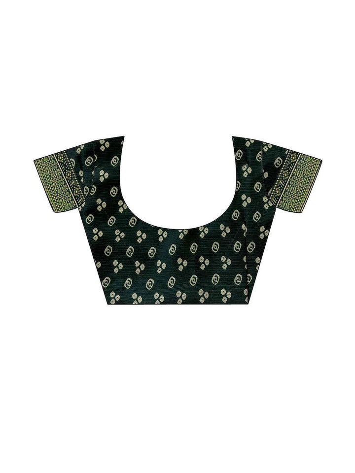 KALINI Bandhani Poly Chiffon Saree