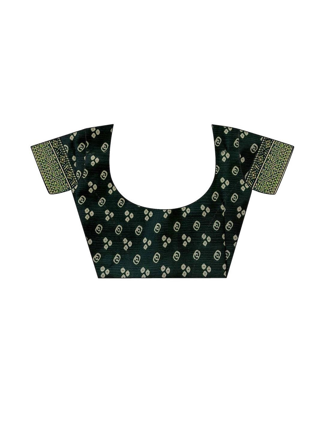 KALINI Bandhani Poly Chiffon Saree