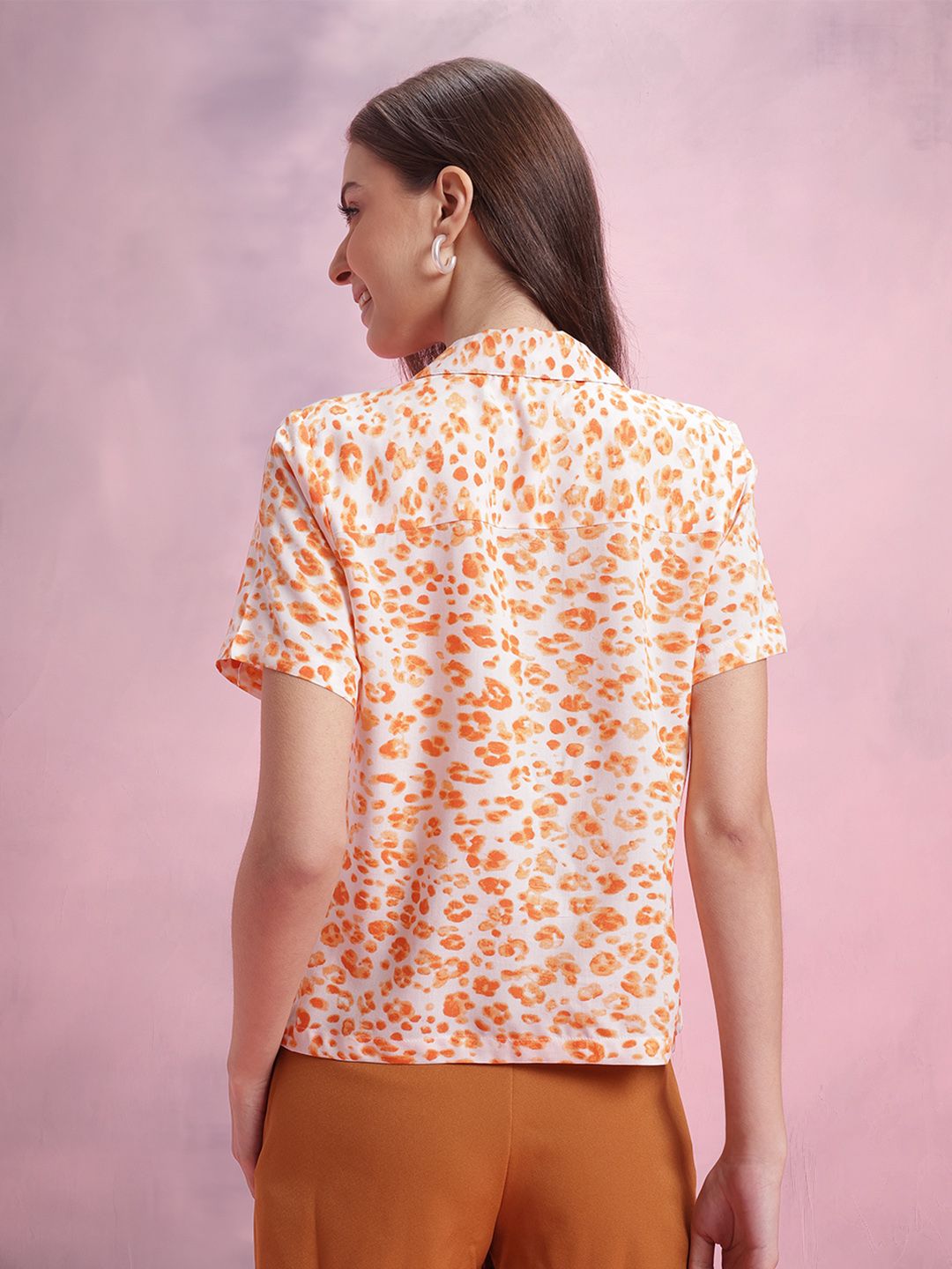 DressBerry Animal Print Casual Shirt