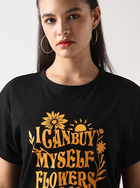 Bewakoof Typography Printed Pure Cotton T-shirt